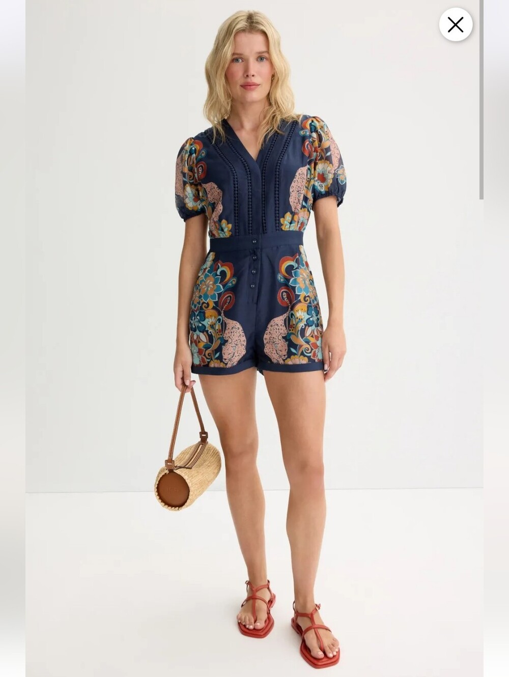 CABALLERO SILK ANYA COSMIC CHEETAH ROMPER
